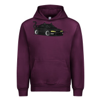 Mauve Wine spooky halloween jdm s14 silvia 240sx black cat illustrated t shirt Urban Hoodie - trangStudio