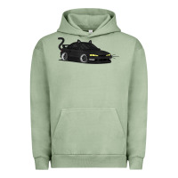 Pigment Oil Green spooky halloween jdm s14 silvia 240sx black cat illustrated t shirt Urban Hoodie - trangStudio