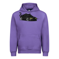 Tulip spooky halloween jdm s14 silvia 240sx black cat illustrated t shirt Urban Hoodie - trangStudio