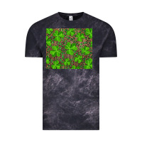 Cloud Black Saint Patricks Day Shamrock And Leopard Vintage Tee - RanaPortraitStore