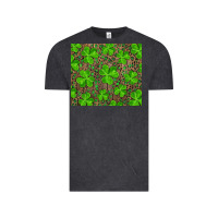 Vintage Black Saint Patricks Day Shamrock And Leopard Vintage Tee - RanaPortraitStore