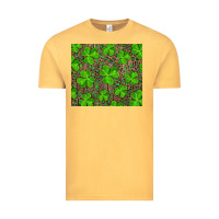 Vintage Mustard Saint Patricks Day Shamrock And Leopard Vintage Tee - RanaPortraitStore