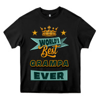 Black world's best grampa ever Heavy Core Tee - Jasminsmagicworld