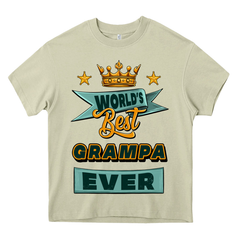 World's Best Grampa Ever Heavy Core Tee by Jasminsmagicworld | Teevron