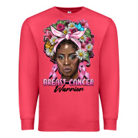 Cardinal breast cancer warrior black woman Premium Sweatshirt - BarkalooDesign