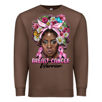 Chestnut breast cancer warrior black woman Premium Sweatshirt - BarkalooDesign