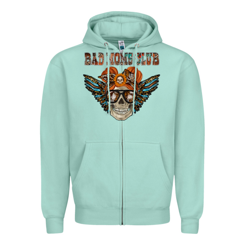 Bad Moms Club Zipper Hoodie by RacoonDesign | Teevron