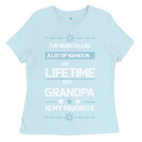 Baby Blue I VE BEEN CALLED GRANDPA -may favorite grandpa Ladies Tee - Bettercallsaul