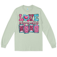 Matcha love is being called mama Long Sleeve Tee - OliviaCreatesArt