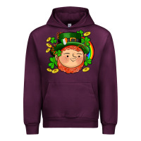 Mauve Wine st patricks elf Urban Hoodie - AdoDesignShop