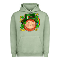 Pigment Oil Green st patricks elf Urban Hoodie - AdoDesignShop
