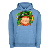 Pigment Pebble Blue st patricks elf Urban Hoodie - AdoDesignShop