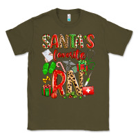 Army Green santa's favorite RN Classic Tee - texasbilliewilder