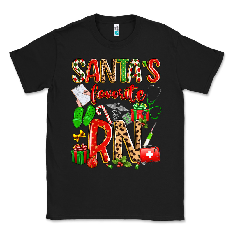 Santa's Favorite Rn Classic Tee by texasbilliewilder | Teevron