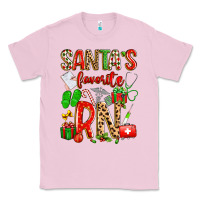 Bubblegum Pink santa's favorite RN Classic Tee - texasbilliewilder