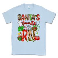 Dusty Blue santa's favorite RN Classic Tee - texasbilliewilder