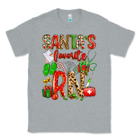 Heather Grey santa's favorite RN Classic Tee - texasbilliewilder