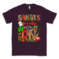 Plum santa's favorite RN Classic Tee - texasbilliewilder