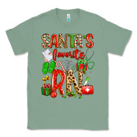 Sage santa's favorite RN Classic Tee - texasbilliewilder