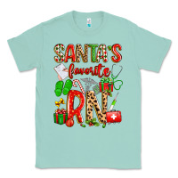 Seafoam santa's favorite RN Classic Tee - texasbilliewilder