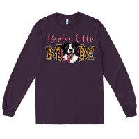 Plum Border Collie Mom Long Sleeve Tee - Jasminsmagicworld