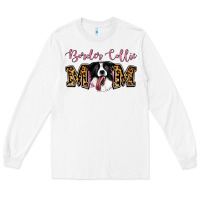 White Border Collie Mom Long Sleeve Tee - Jasminsmagicworld