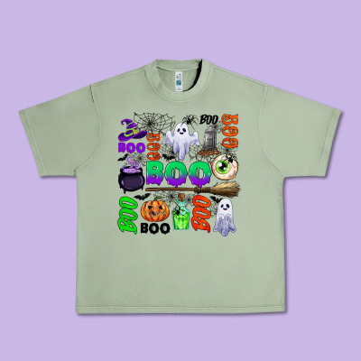 Boo Halloween Urban Heavy Tee Designed By Cowgirlartshop