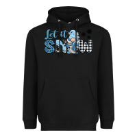 Black let it snow gnome Heavyweight Hoodie - BarkalooDesign