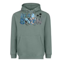 Sage let it snow gnome Heavyweight Hoodie - BarkalooDesign