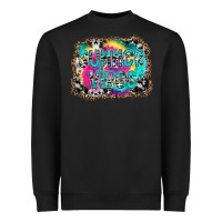 Black Summer Vibes Heavyweight Sweatshirt - CowhideDigitalArt