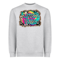 Heather Grey Summer Vibes Heavyweight Sweatshirt - CowhideDigitalArt
