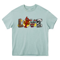 Love Crawfish Western Mardi Gras Heavy Core Tee | Teevron