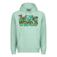 Seafoam Tired Mom Vibes Premium Hoodie - CowhideDigitalArt
