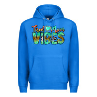True Royal Tired Mom Vibes Premium Hoodie - CowhideDigitalArt
