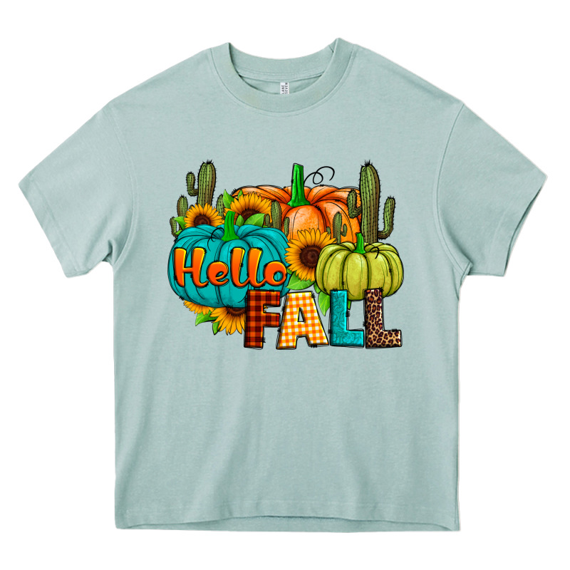 Hello Fall Heavy Core Tee by JahusDesignShop | Teevron