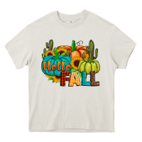 Cream hello fall Heavy Core Tee - JahusDesignShop