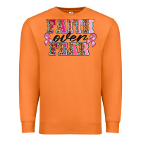 Carrot faıth over fear Premium Sweatshirt - BarkalooDesign
