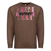 Chestnut faıth over fear Premium Sweatshirt - BarkalooDesign