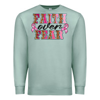 Seafoam faıth over fear Premium Sweatshirt - BarkalooDesign