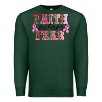 Sports Green faıth over fear Premium Sweatshirt - BarkalooDesign