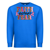 True Royal faıth over fear Premium Sweatshirt - BarkalooDesign
