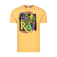 Vintage Mustard mardi gras Vintage Tee - CowGirlArtShop