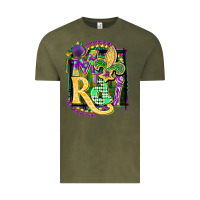 Vintage Olive mardi gras Vintage Tee - CowGirlArtShop