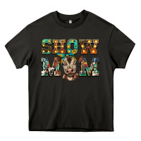 Asphalt show mom brown calf Heavy Core Tee - BarkalooDesign