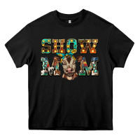Black show mom brown calf Heavy Core Tee - BarkalooDesign