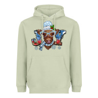 Matcha Christmas snow cow joy Heavyweight Hoodie - BarkalooDesign
