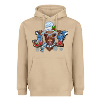 Mushroom Christmas snow cow joy Heavyweight Hoodie - BarkalooDesign