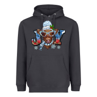 Smoke Christmas snow cow joy Heavyweight Hoodie - BarkalooDesign
