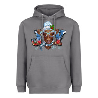 Storm Christmas snow cow joy Heavyweight Hoodie - BarkalooDesign