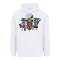 White Christmas snow cow joy Heavyweight Hoodie - BarkalooDesign